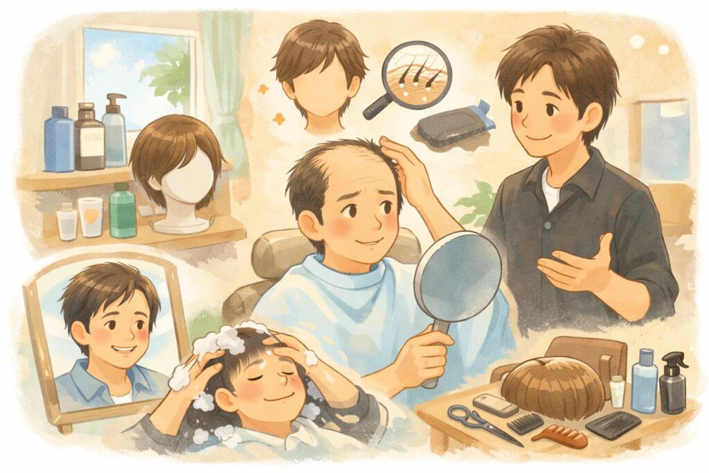 薄毛に悩む男性のための完全個室美容室RELIVE